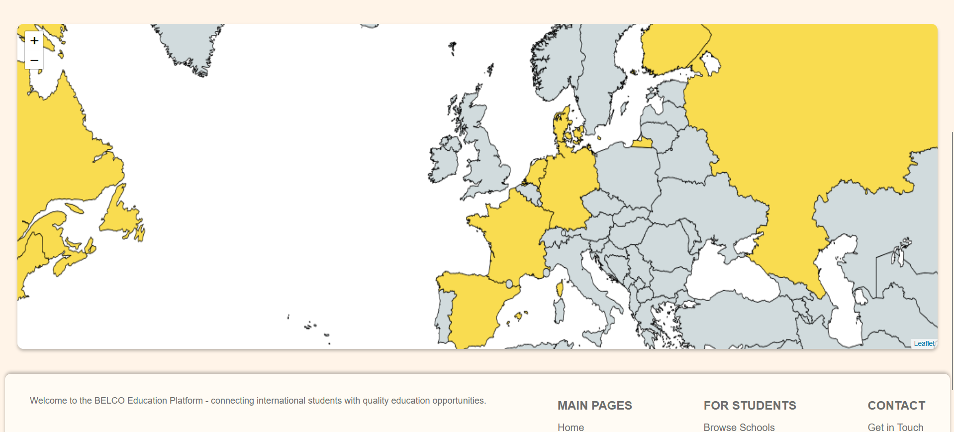 Screenshot Zoomable Map